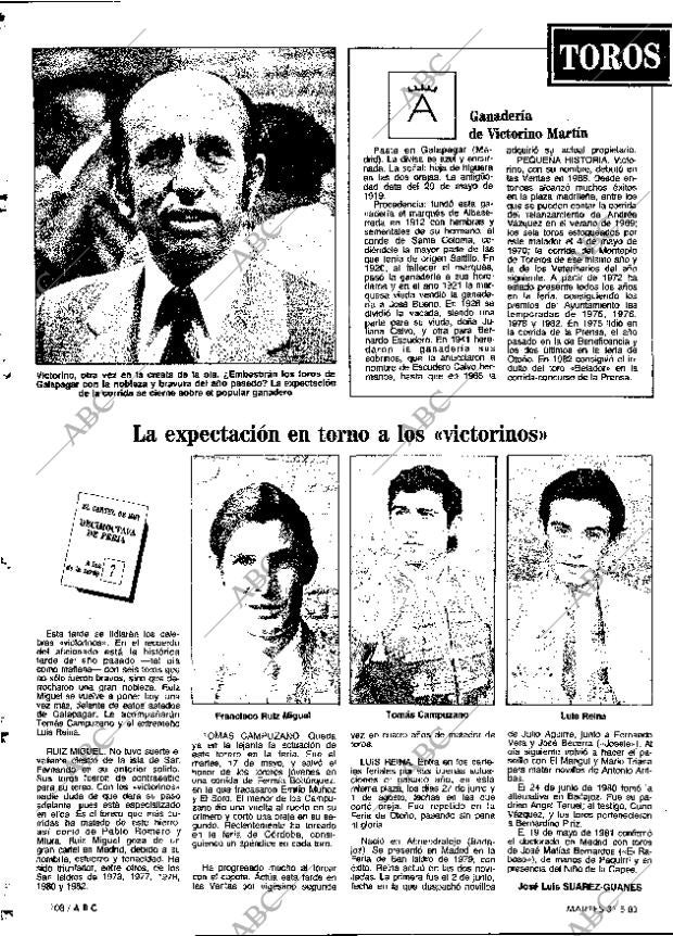 ABC MADRID 31-05-1983 página 108