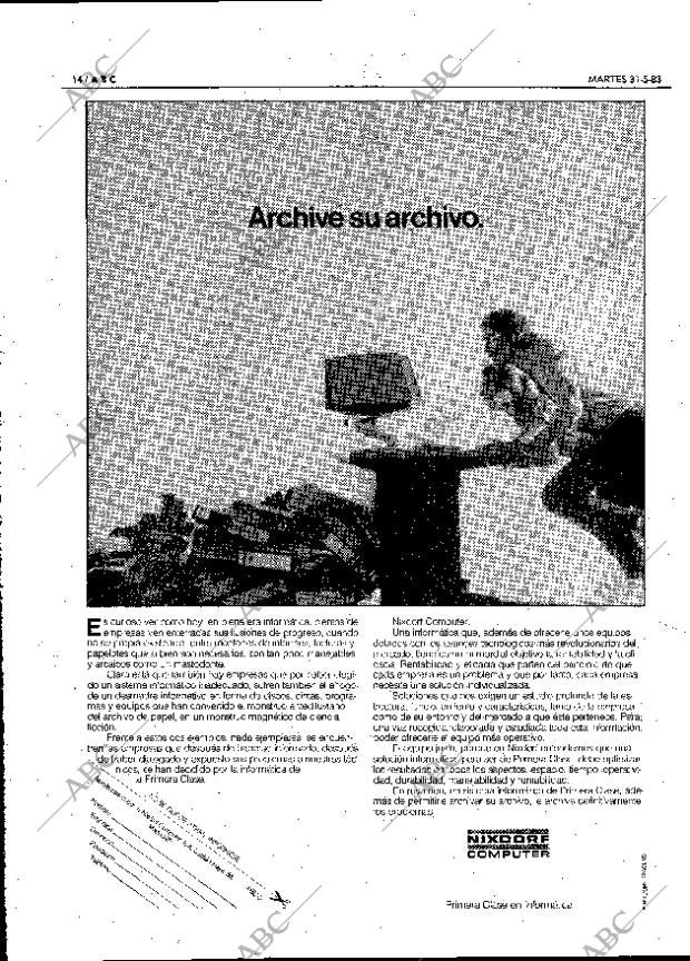 ABC MADRID 31-05-1983 página 14