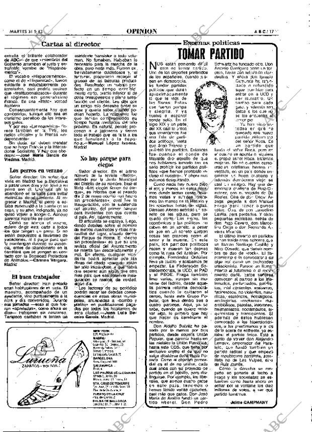 ABC MADRID 31-05-1983 página 17