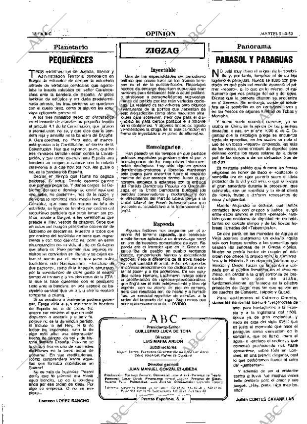 ABC MADRID 31-05-1983 página 18