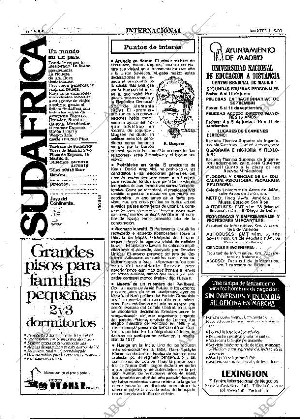 ABC MADRID 31-05-1983 página 38
