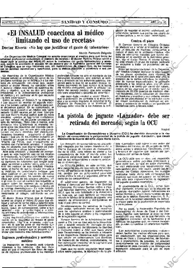 ABC MADRID 31-05-1983 página 45