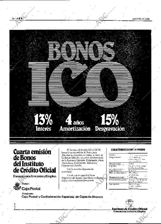 ABC MADRID 31-05-1983 página 54