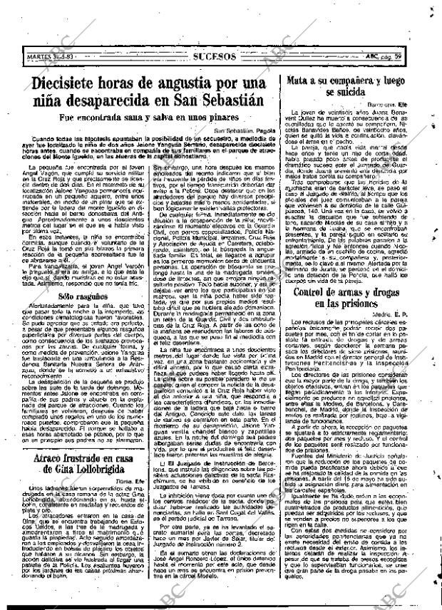 ABC MADRID 31-05-1983 página 59