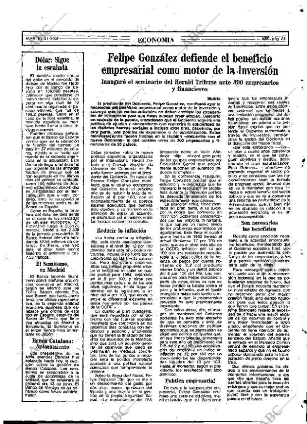 ABC MADRID 31-05-1983 página 61