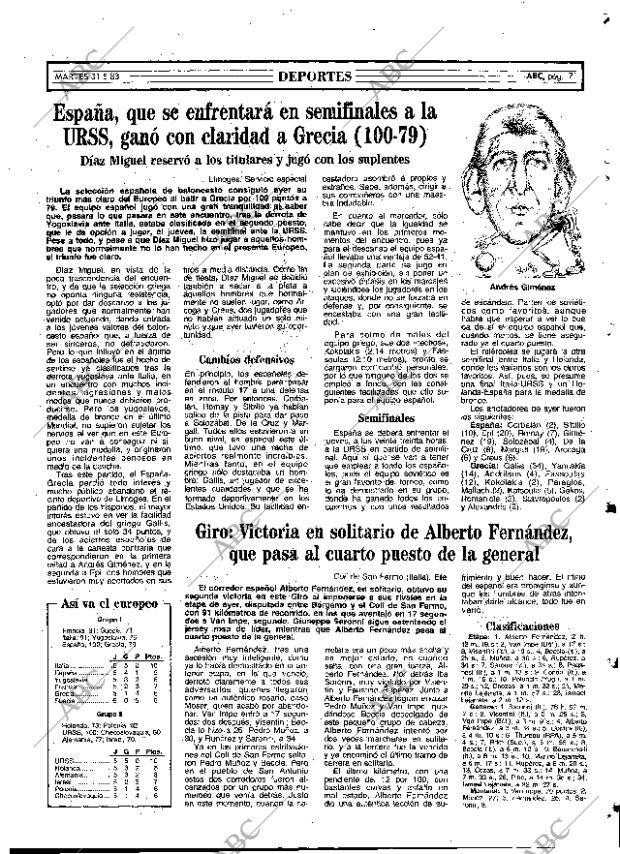 ABC MADRID 31-05-1983 página 71