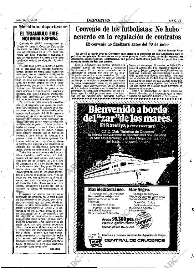 ABC MADRID 31-05-1983 página 73