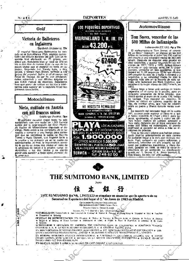 ABC MADRID 31-05-1983 página 76