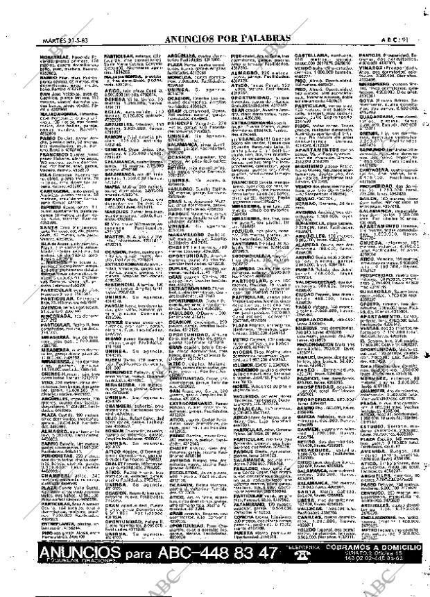 ABC MADRID 31-05-1983 página 91