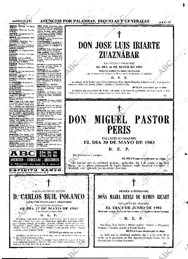 ABC MADRID 31-05-1983 página 97