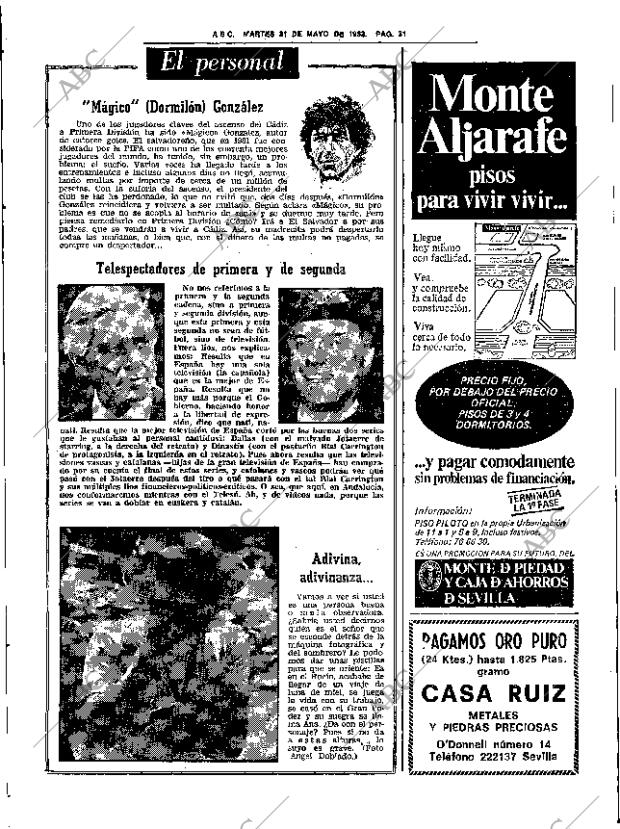 ABC SEVILLA 31-05-1983 página 47
