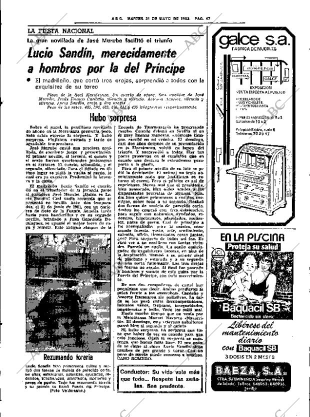 ABC SEVILLA 31-05-1983 página 63