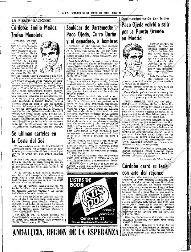 ABC SEVILLA 31-05-1983 página 64