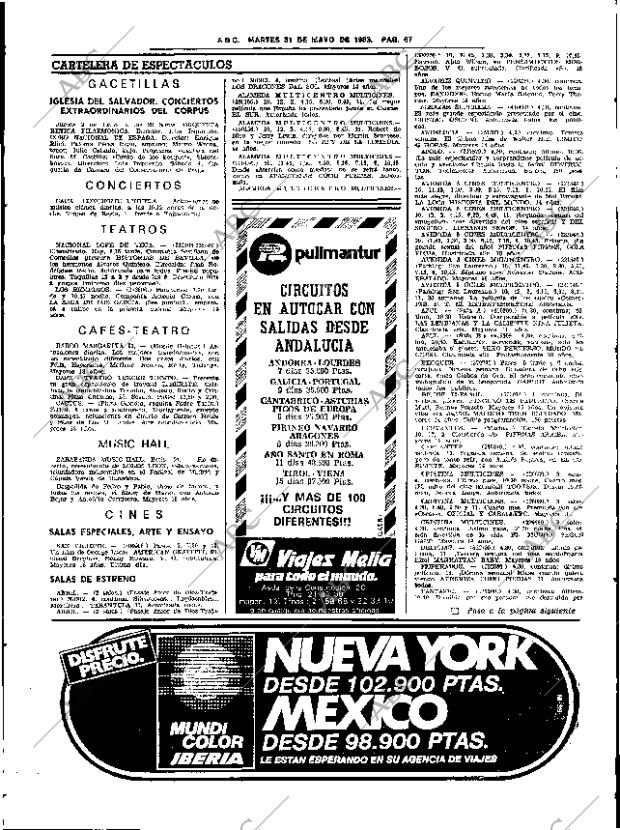 ABC SEVILLA 31-05-1983 página 83
