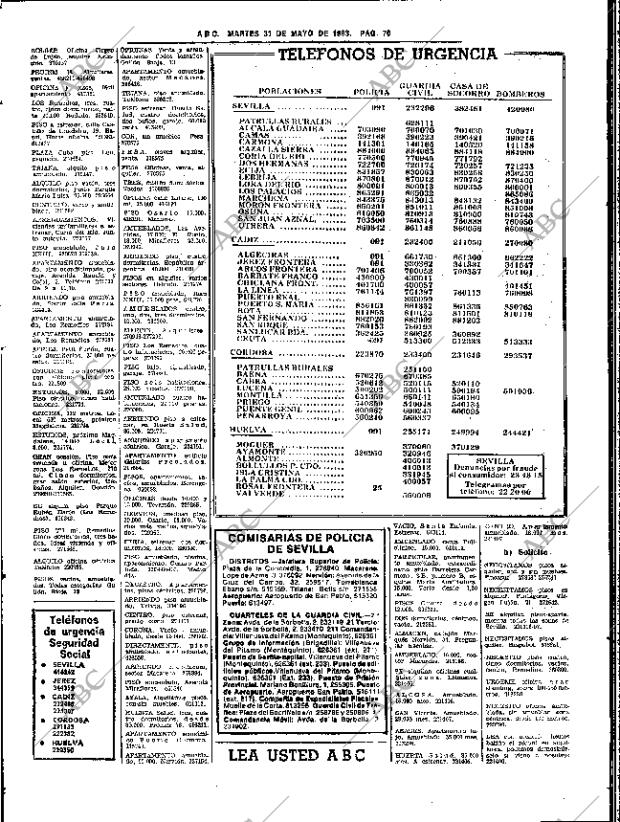 ABC SEVILLA 31-05-1983 página 86
