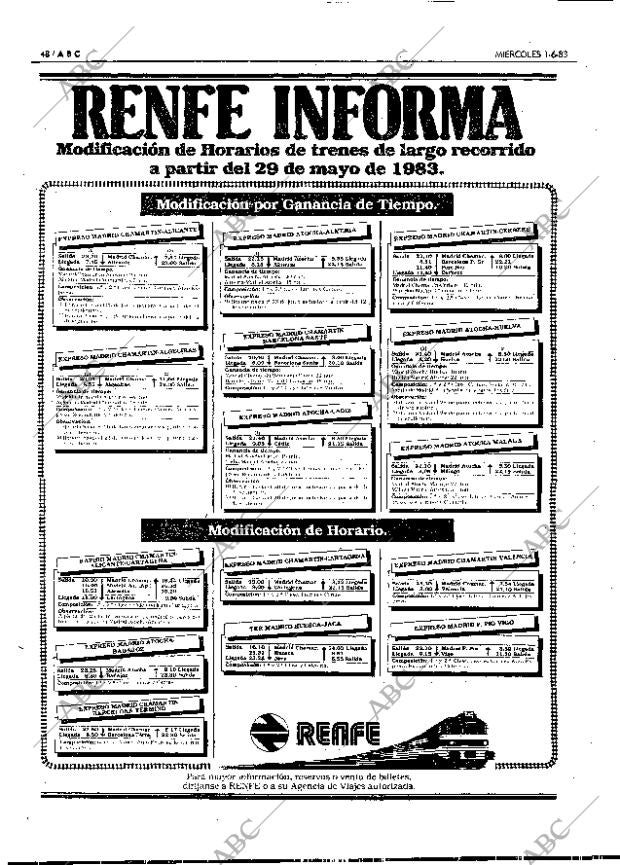 ABC MADRID 01-06-1983 página 48