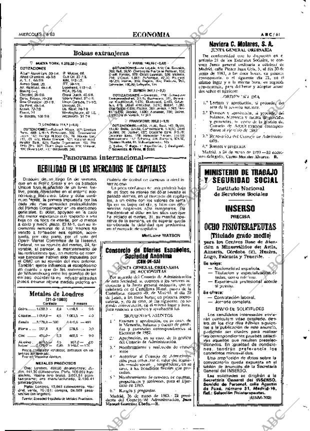 ABC MADRID 01-06-1983 página 61