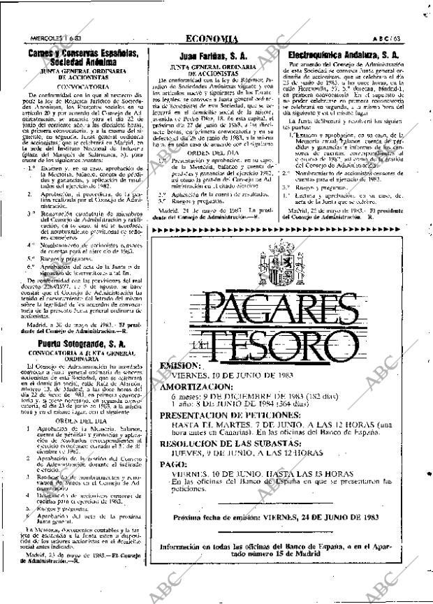 ABC MADRID 01-06-1983 página 63