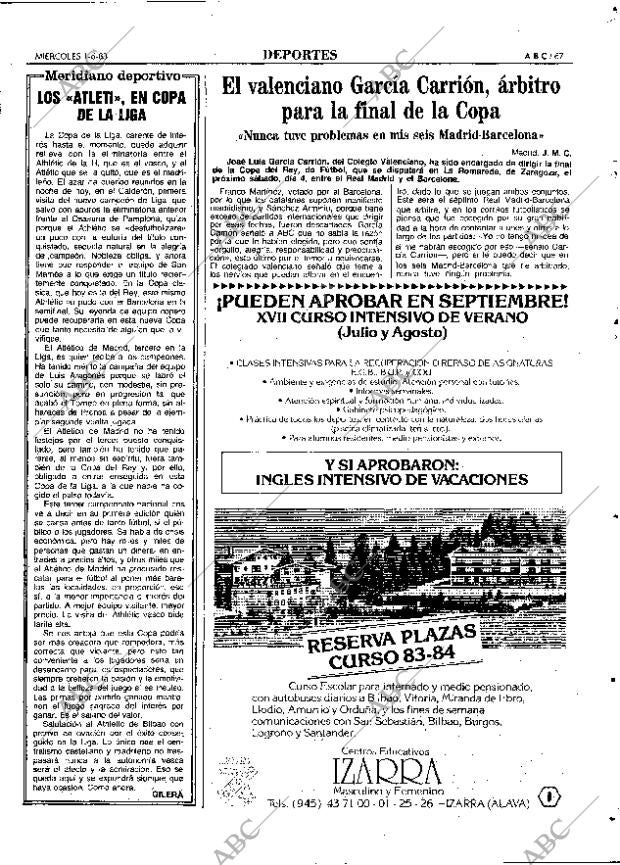 ABC MADRID 01-06-1983 página 67