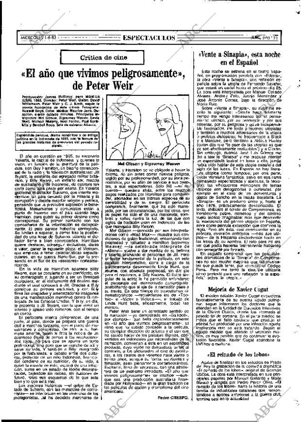ABC MADRID 01-06-1983 página 71