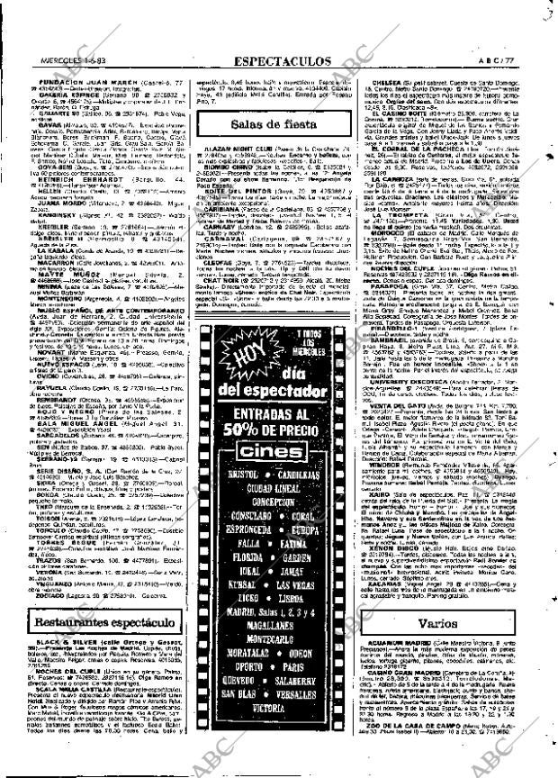 ABC MADRID 01-06-1983 página 77