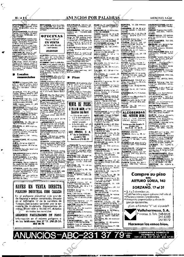 ABC MADRID 01-06-1983 página 82