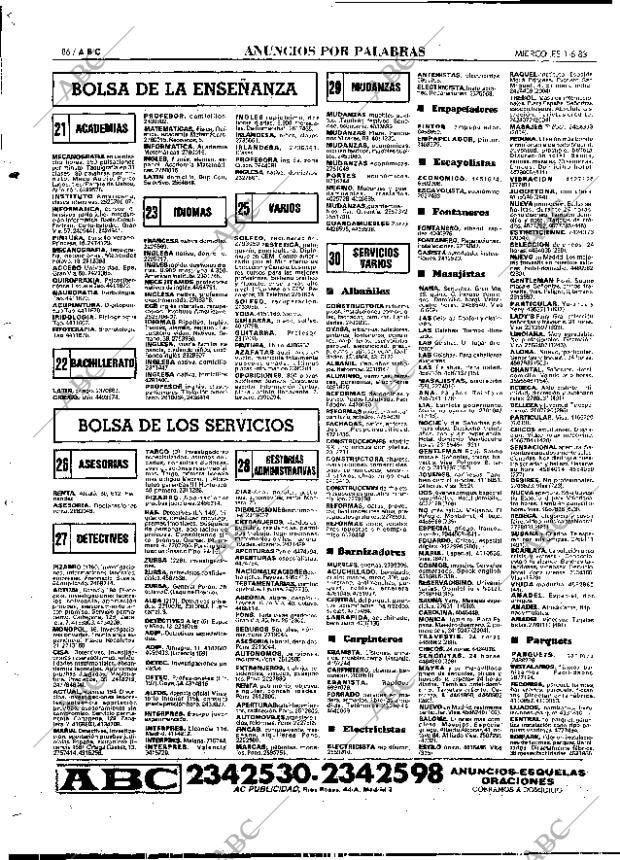 ABC MADRID 01-06-1983 página 86