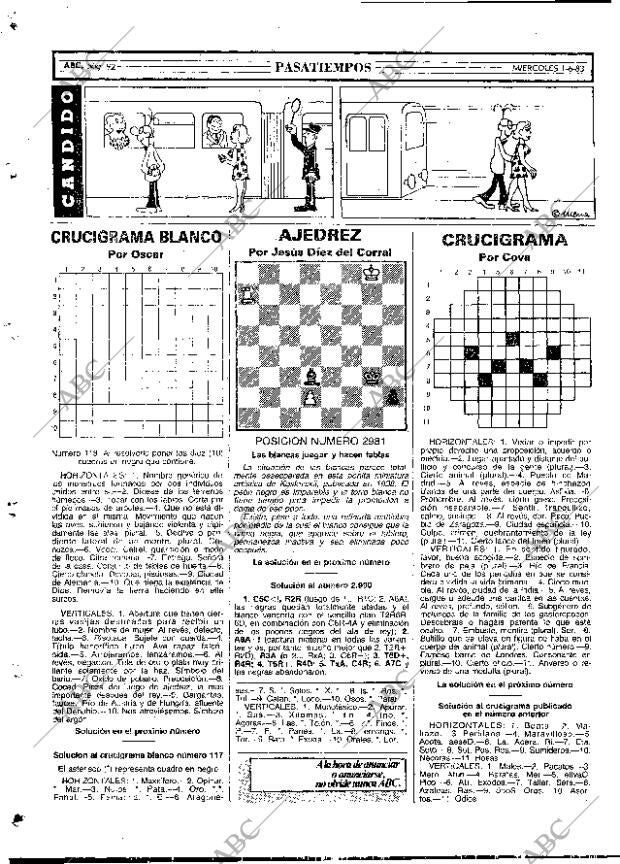 ABC MADRID 01-06-1983 página 92