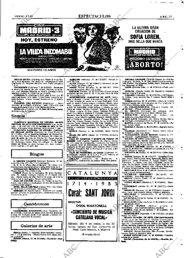 ABC MADRID 03-06-1983 página 77