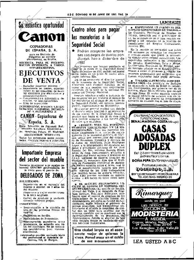 ABC SEVILLA 12-06-1983 página 40