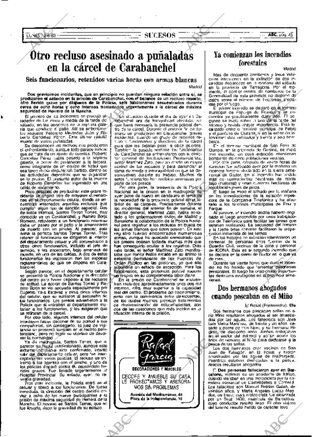 ABC MADRID 13-06-1983 página 43