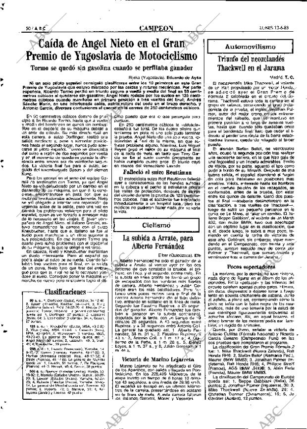 ABC MADRID 13-06-1983 página 50