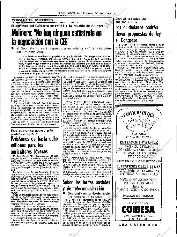 ABC SEVILLA 23-06-1983 página 19