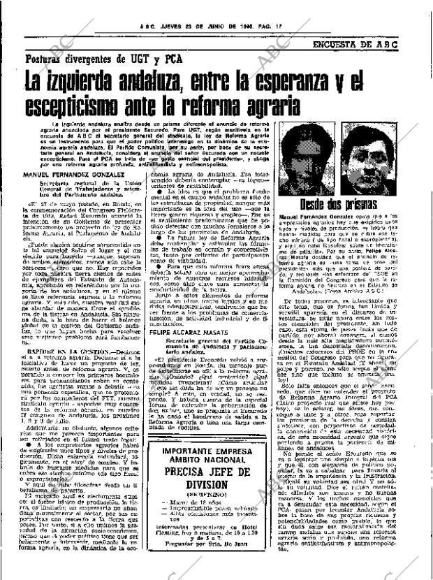 ABC SEVILLA 23-06-1983 página 29