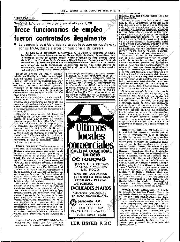 ABC SEVILLA 23-06-1983 página 44