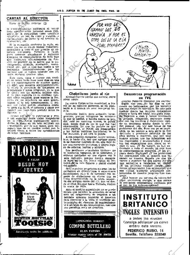 ABC SEVILLA 23-06-1983 página 50