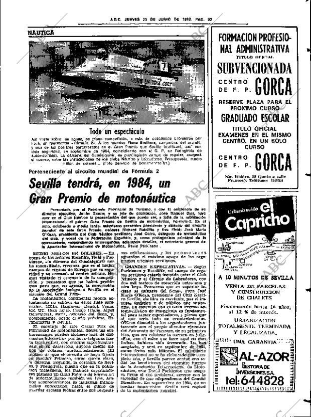 ABC SEVILLA 23-06-1983 página 65