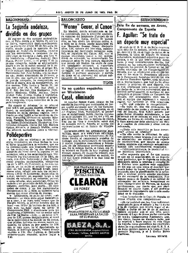 ABC SEVILLA 23-06-1983 página 66