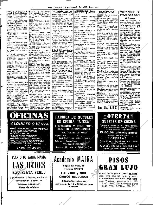 ABC SEVILLA 23-06-1983 página 76