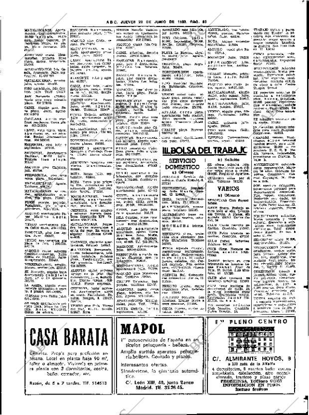 ABC SEVILLA 23-06-1983 página 77