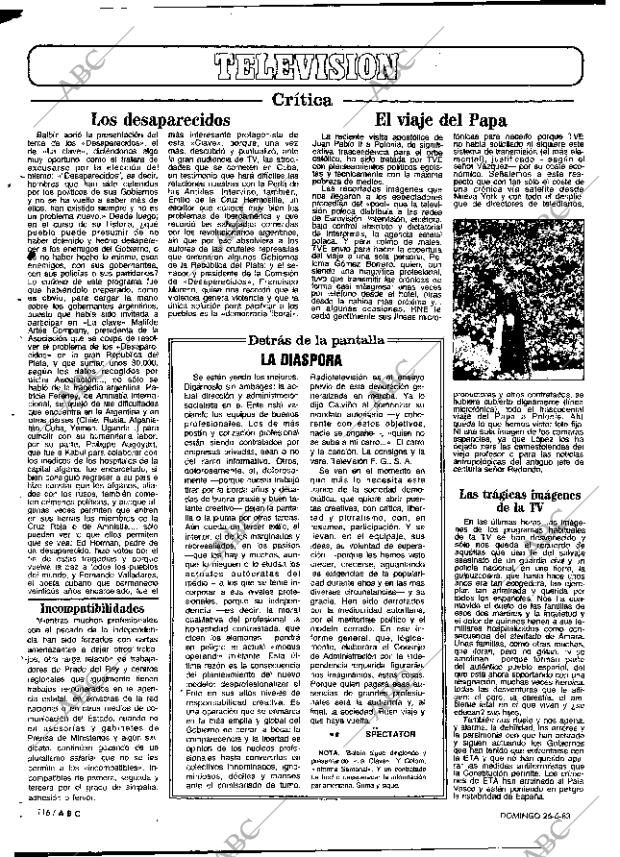 ABC MADRID 26-06-1983 página 116