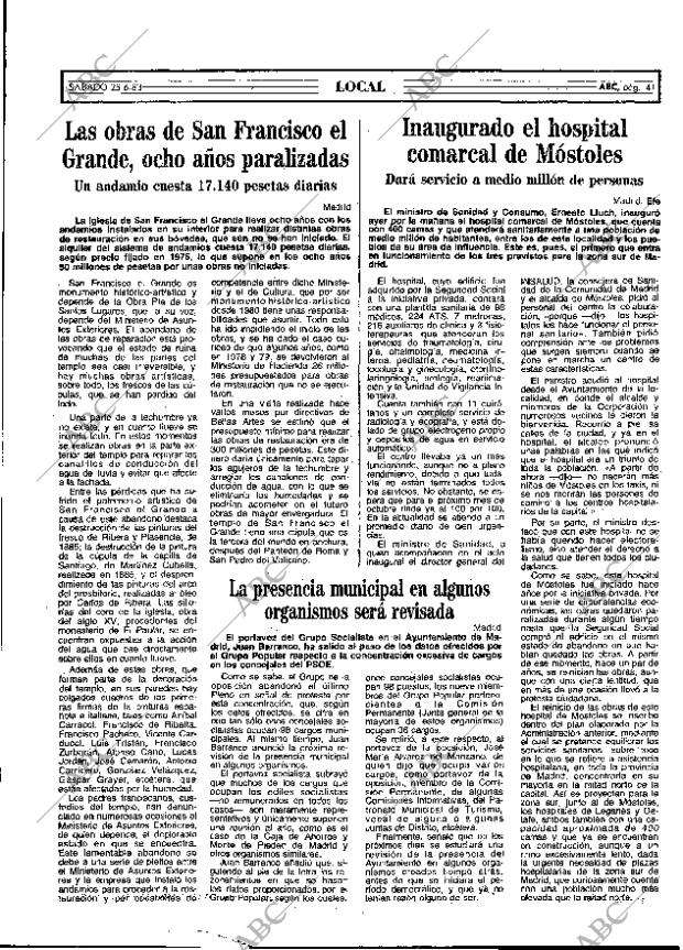 ABC MADRID 26-06-1983 página 41