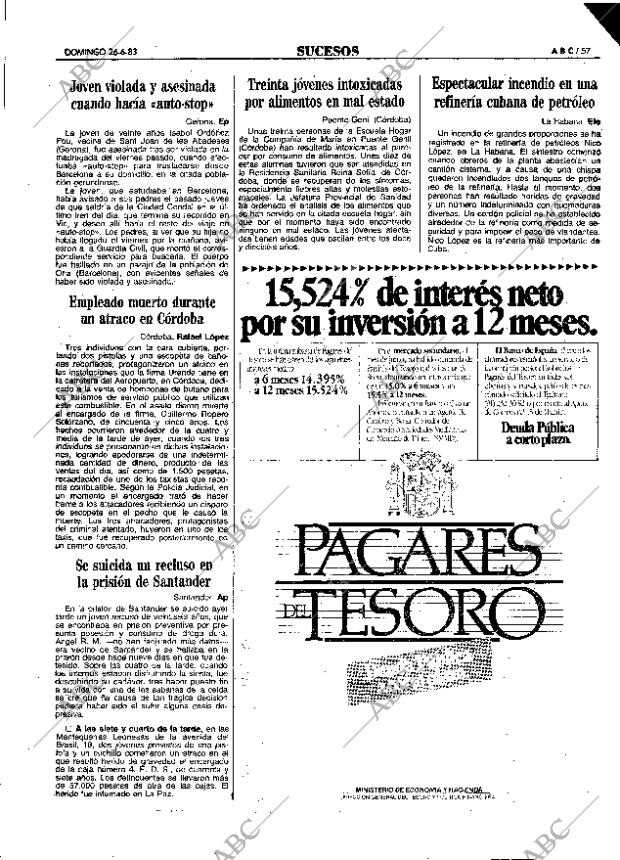 ABC MADRID 26-06-1983 página 57