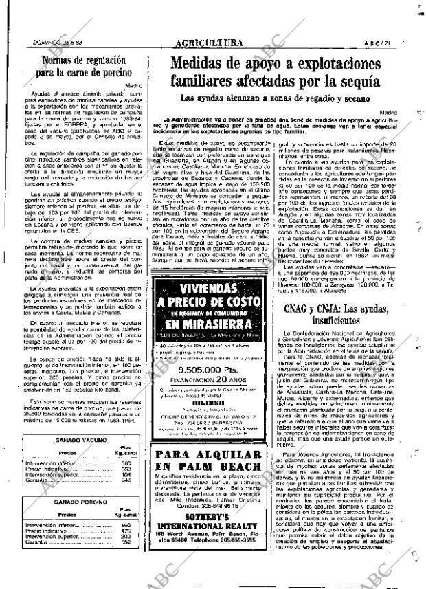 ABC MADRID 26-06-1983 página 71