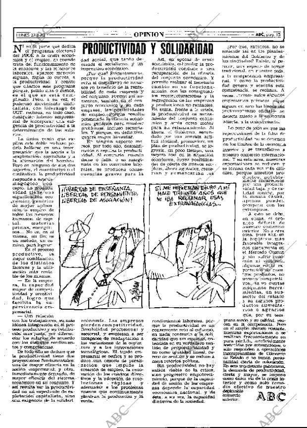 ABC MADRID 27-06-1983 página 15