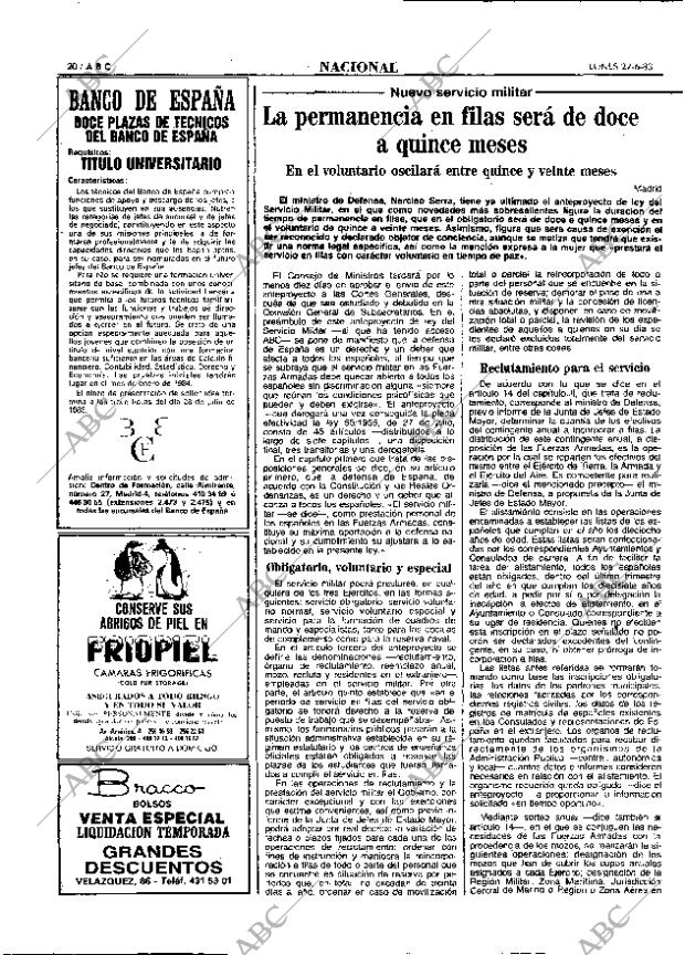 ABC MADRID 27-06-1983 página 20