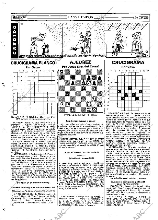 ABC MADRID 27-06-1983 página 84