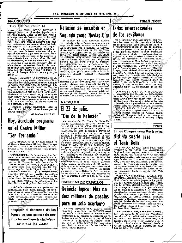 ABC SEVILLA 29-06-1983 página 60