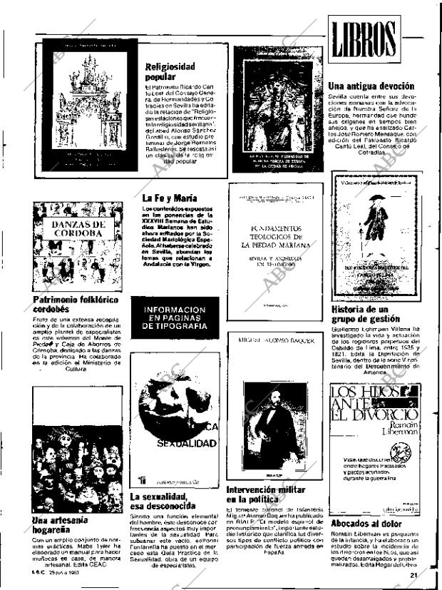 ABC SEVILLA 29-06-1983 página 85