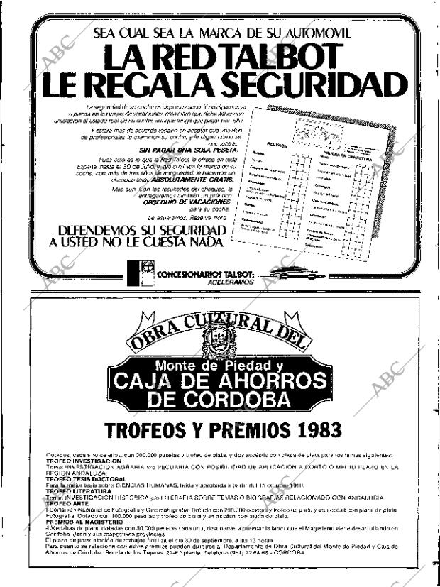 ABC SEVILLA 29-06-1983 página 87